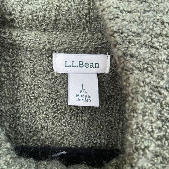 L.L. bean knit boucle wool-blend sweater - Picture 3 of 7